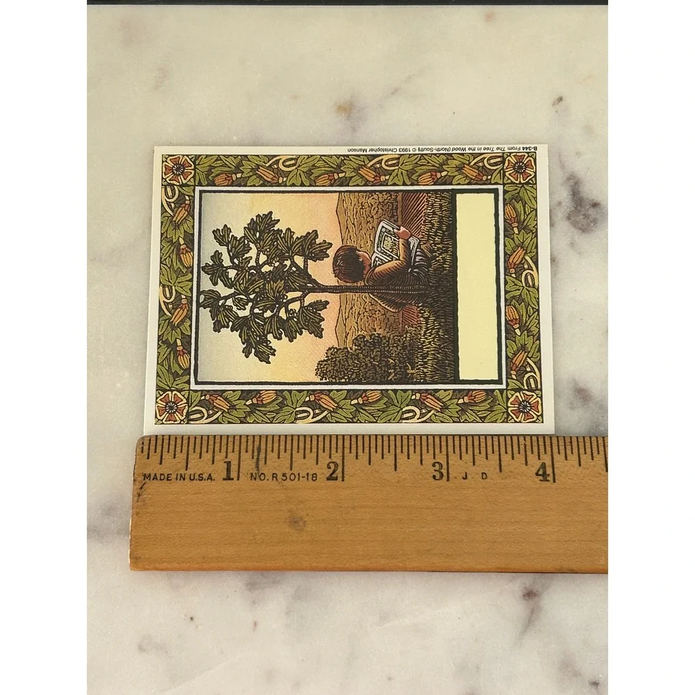 Antioch Bookplates Christopher Manson The Tree in the Wood 1993 Vintage Labels